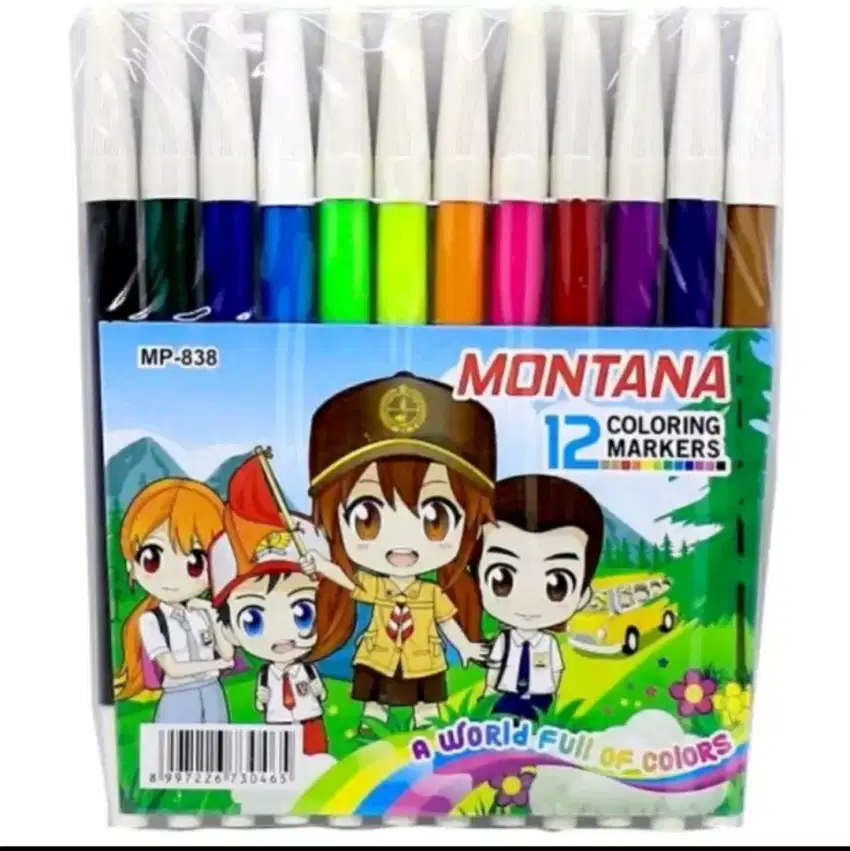 Spidol warna kecil 12 warna