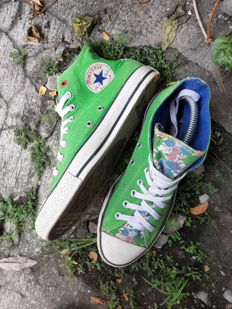 Converse CT As Hi Product Red Floral Green