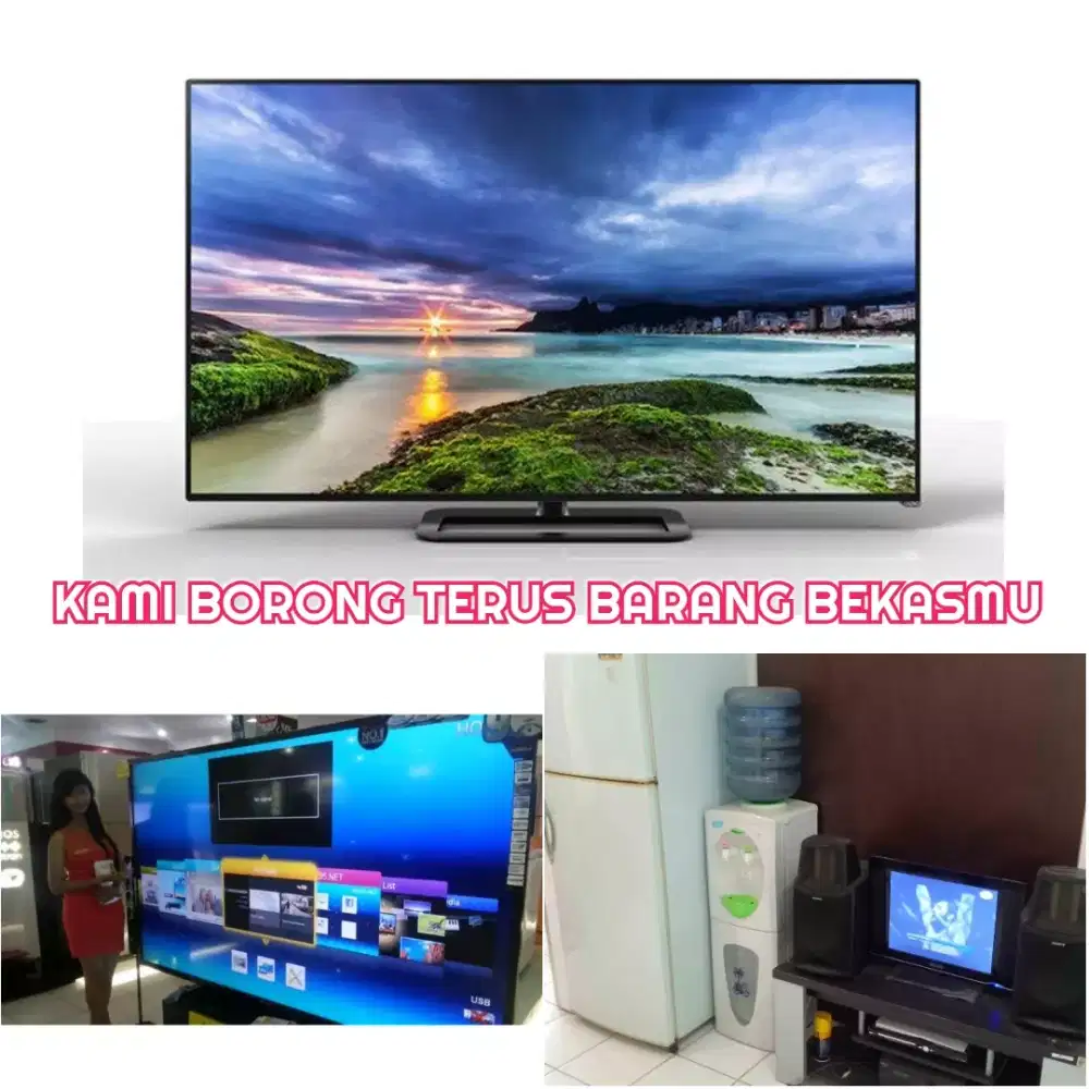 Ditampung lagi bayar kes TV LED LCD sekonmu  siap jemput
