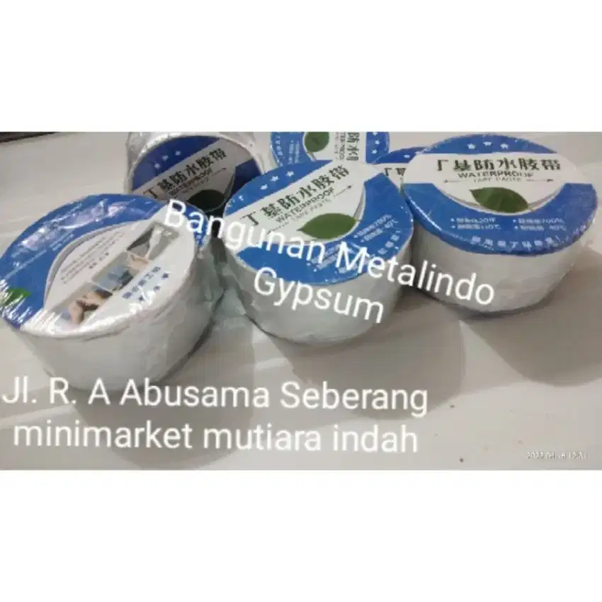 Lakban Anti Bocor Lem Anti Air Aluminium Foil Butyl Super Waterproof