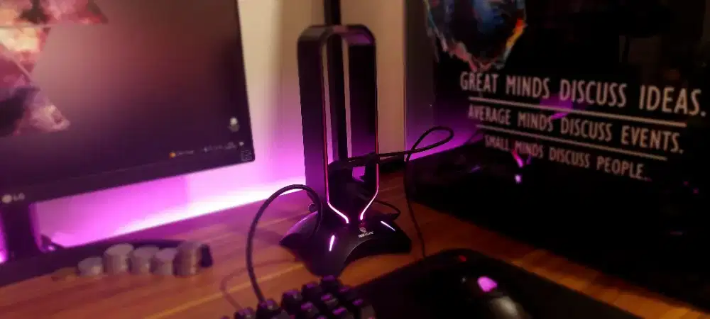 Rexus bungee stand headphone rgb
