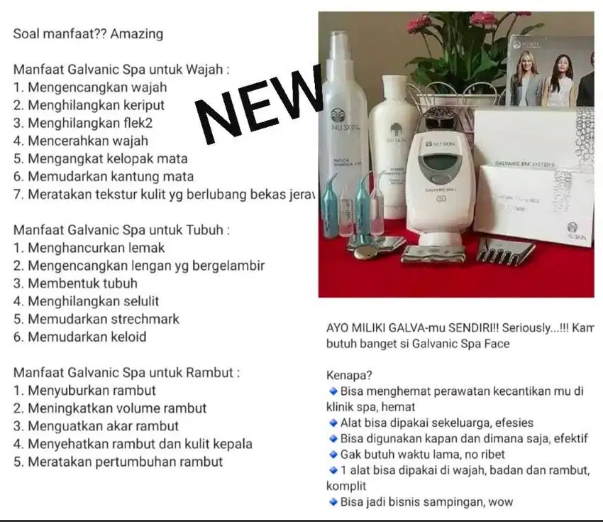 Alat Setrika Wajah Portabel Anti Aging