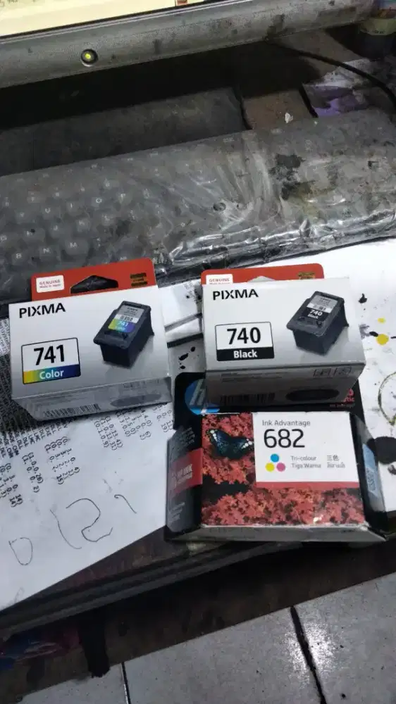 Tinta Catridge Toner LaserJet Baru dan Bekas Original