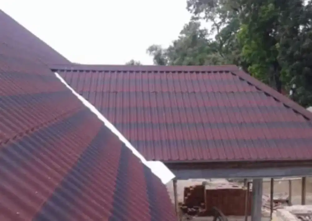 Atap Koko roof,atap onduline,atap genteng metal,galvalum murah