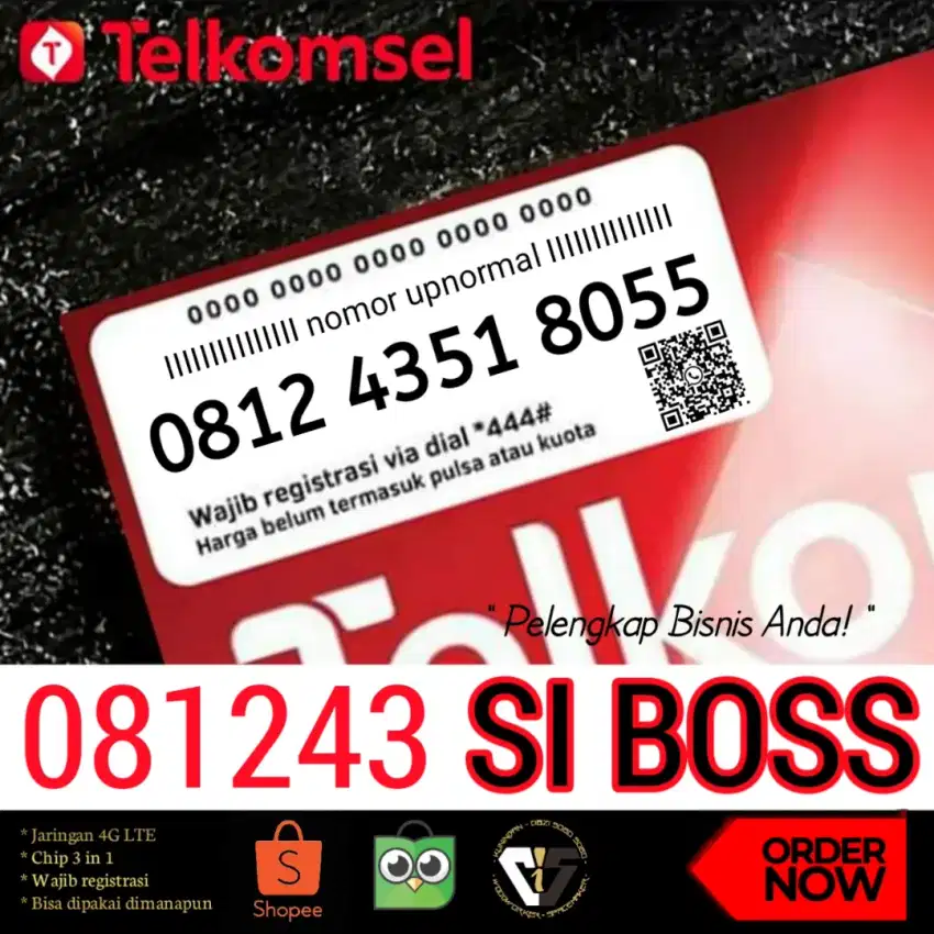 Nomor cantik simpati SI 8055 Telkomsel unik