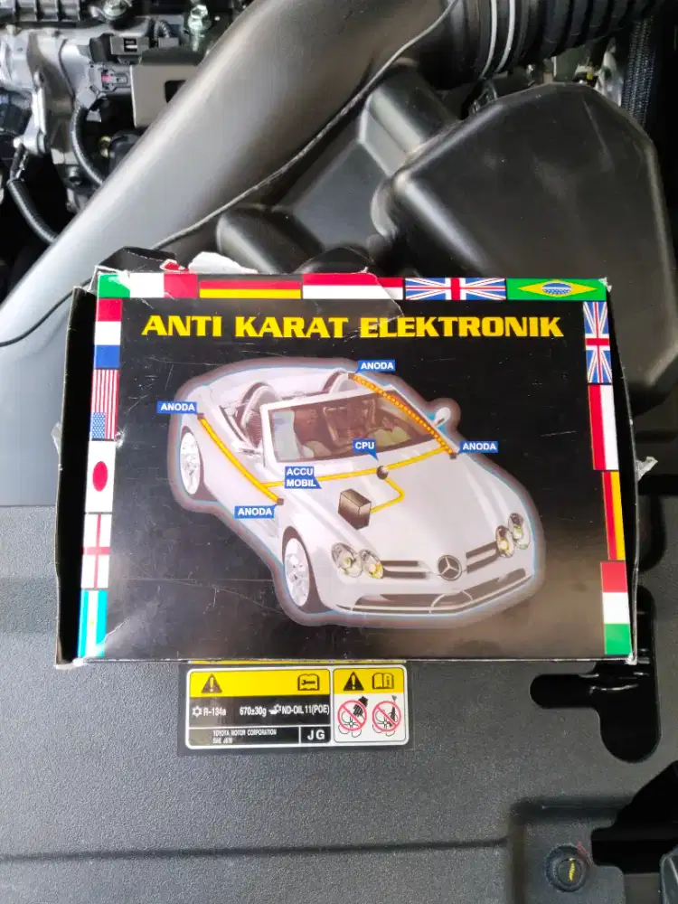 Anti karat mobil Rust Protech 4 anoda (USA) free pemasangan