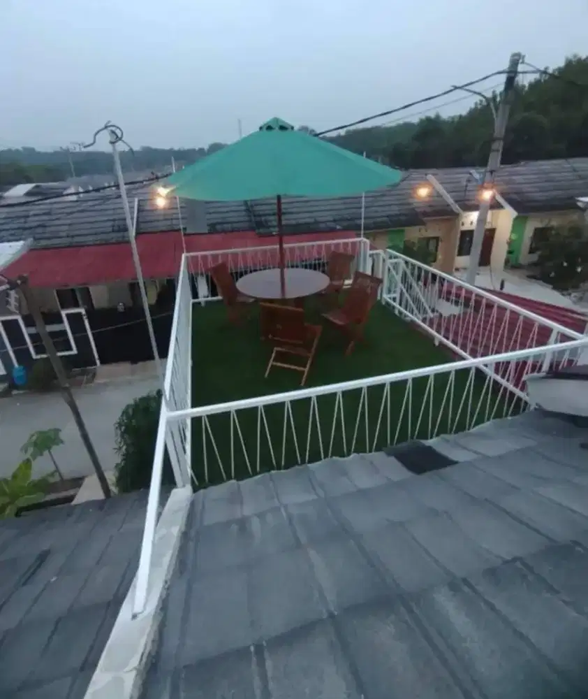 Kontruksi kanopi lantai plat balkon minimalis JX