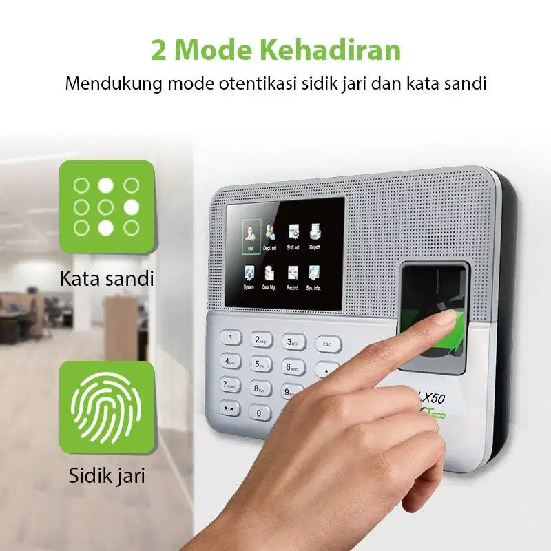 Mesin Absensi Sidik Jari USB Karyawan