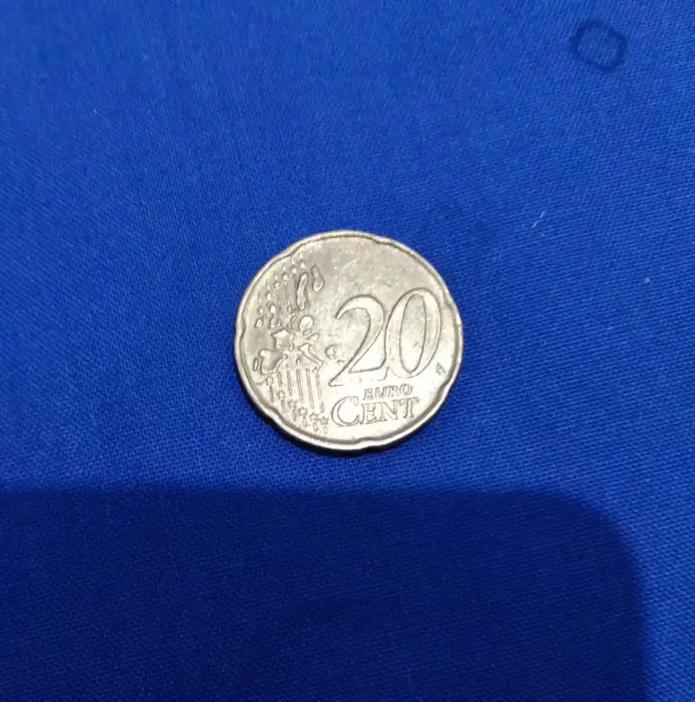 Koin 20 cent euro Belgium thn 2002