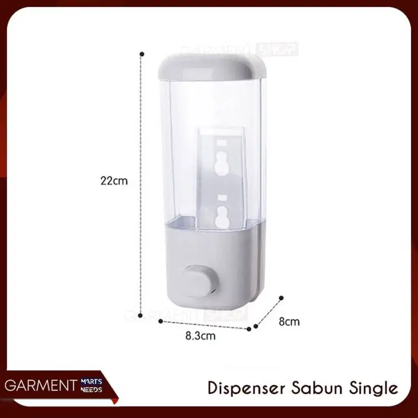 Dispenser Sabun Cair 1 Tabung Touch Soup Single