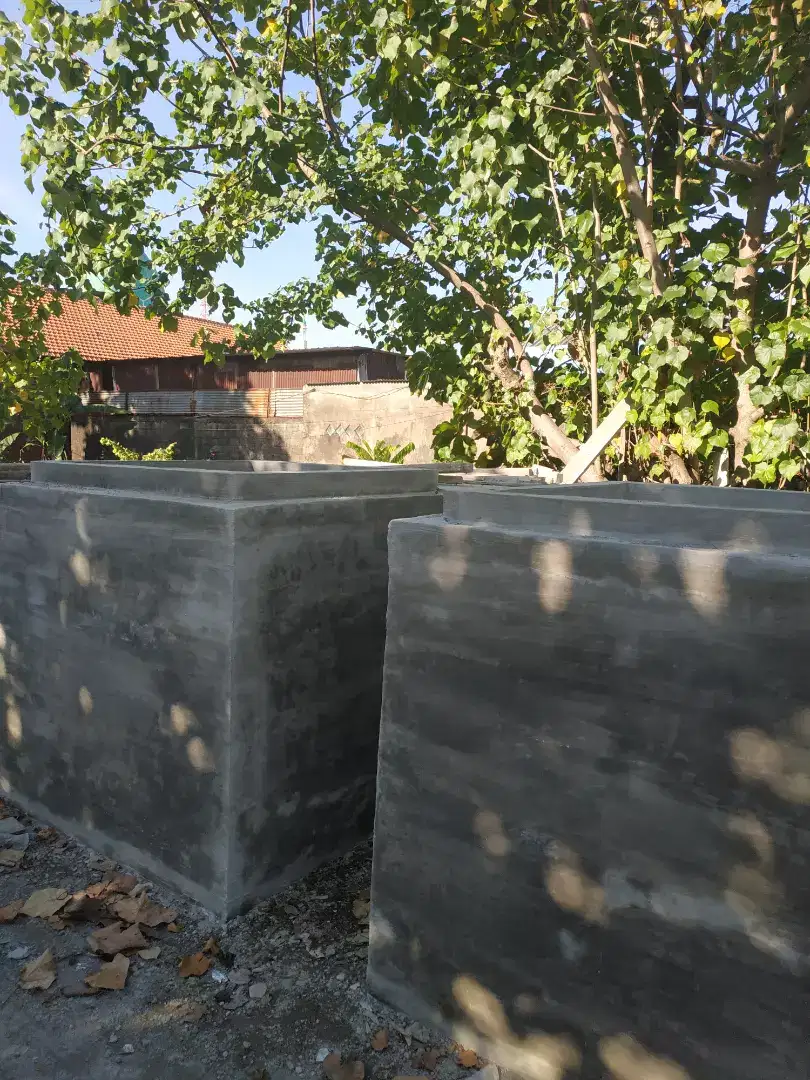 Groundtank tandon air tanam beton cor