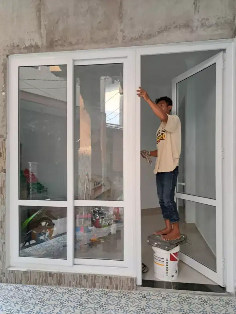 Jual pintu jendela upvc dan alumunium