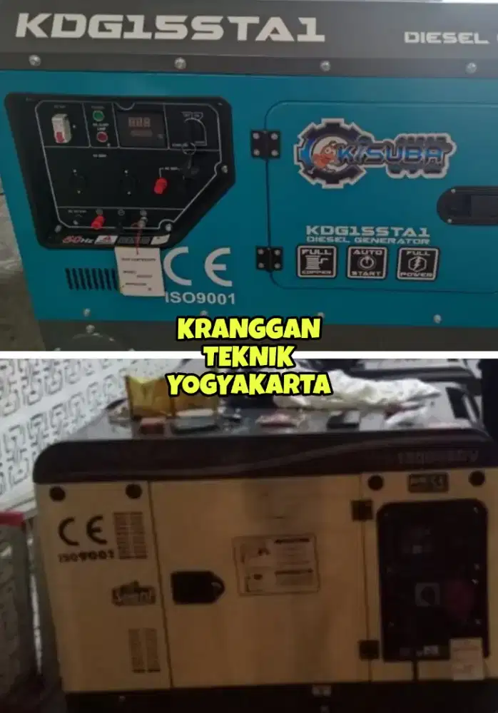 (KRANGGAN TEKNIK)genset Kisuba silent solar 15 kva daya 12 rb watt