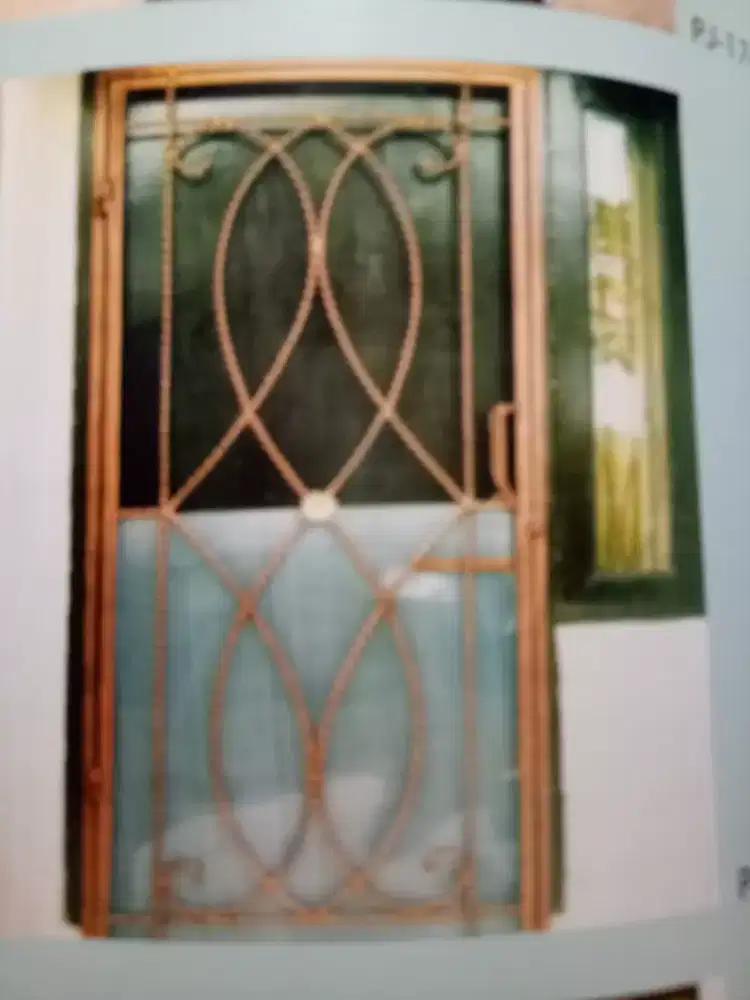 Pintu dobel besi + kusen