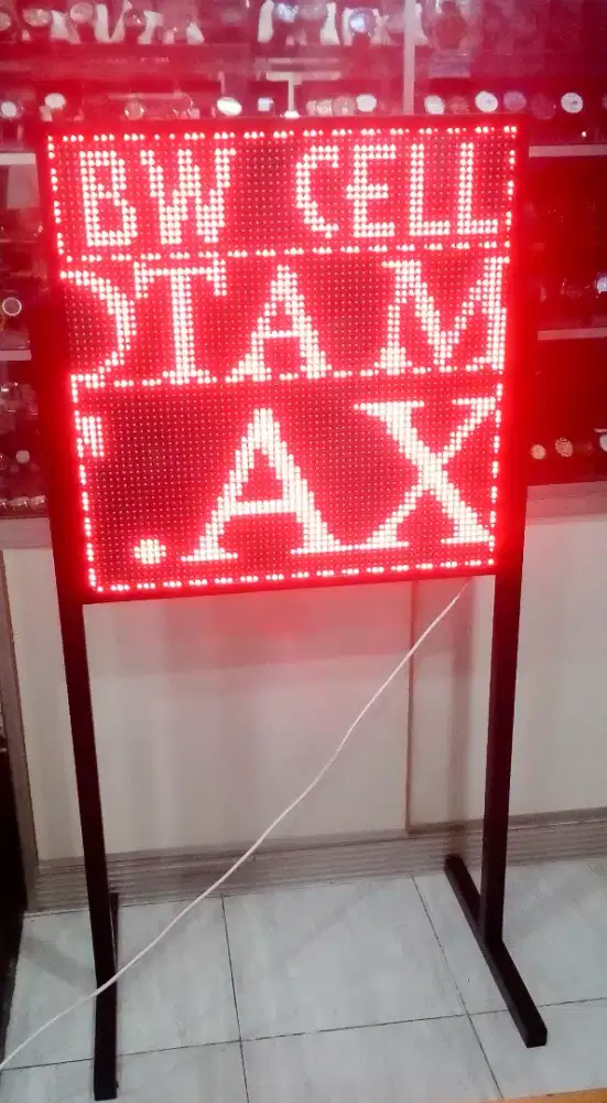 Rinning text conter hp 64x64