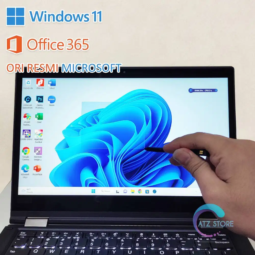 Thinkpad Yoga X380 Backlight IPS FHD i5 8350u Ram 16GB SSD 1TB NVME