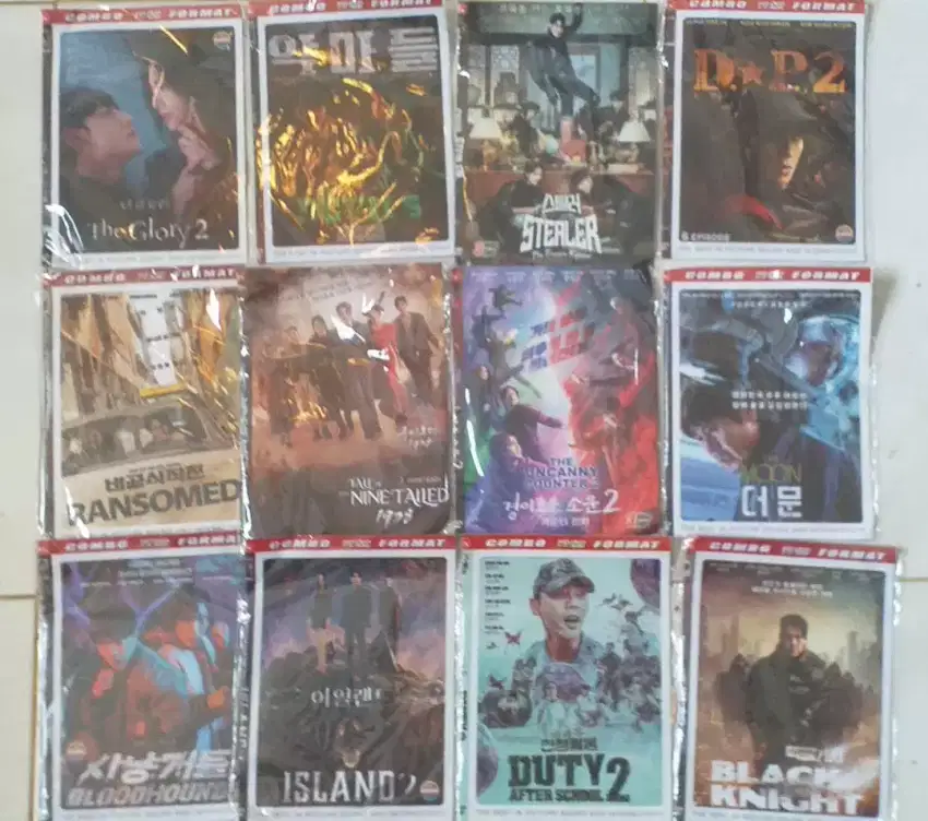KASET DVD FILM KOREA BOX OFFICE (BELI 5 GRATIS 1)