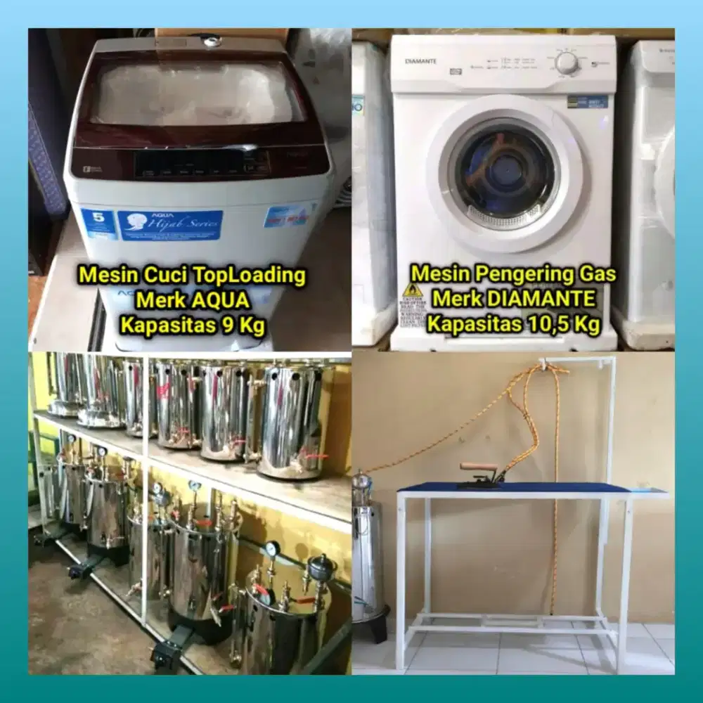 MESIN LAUNDRY, PAKET USAHA LAUNDRY