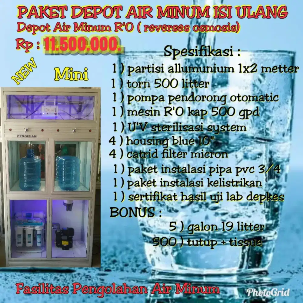 Depot mini air minum R'O