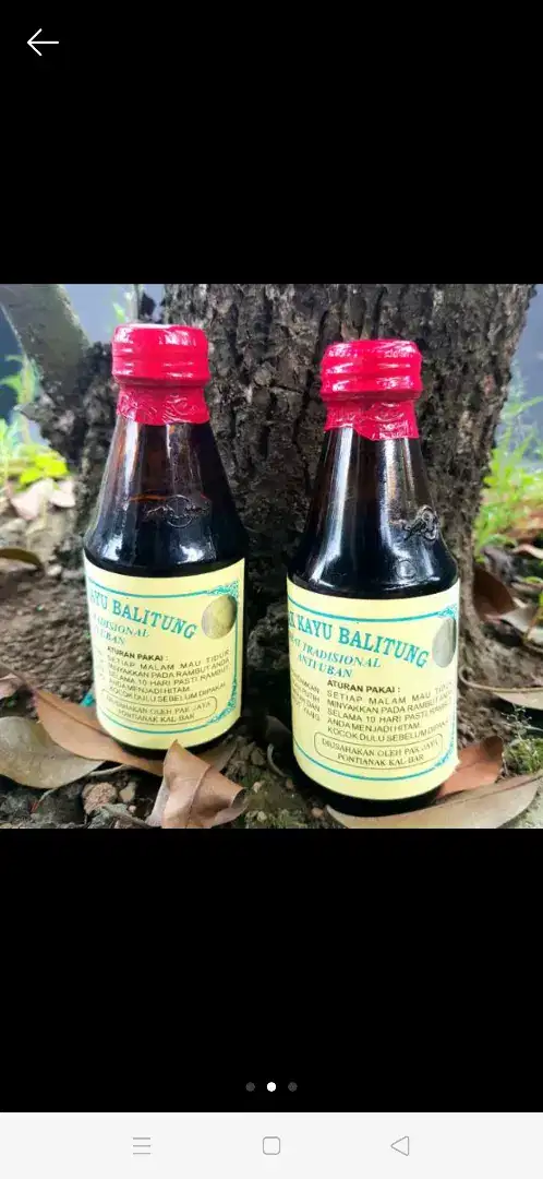 Minyak Kayu Balitung & Biji Buah Kayu Ulin