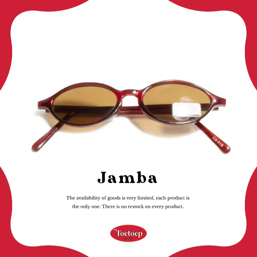 Tjap Toetoep Kacamata Vintage Model Jamba