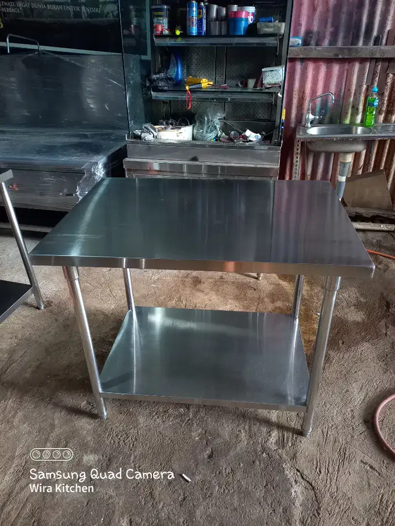 Jual meja stainless dapur restoran