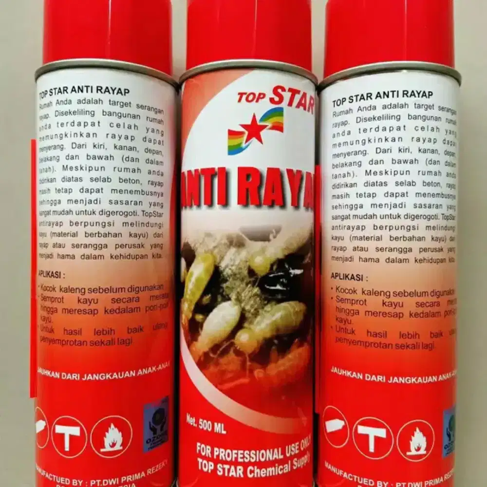 Obat Anti Rayap Spray Terlaris 500ML Top Star