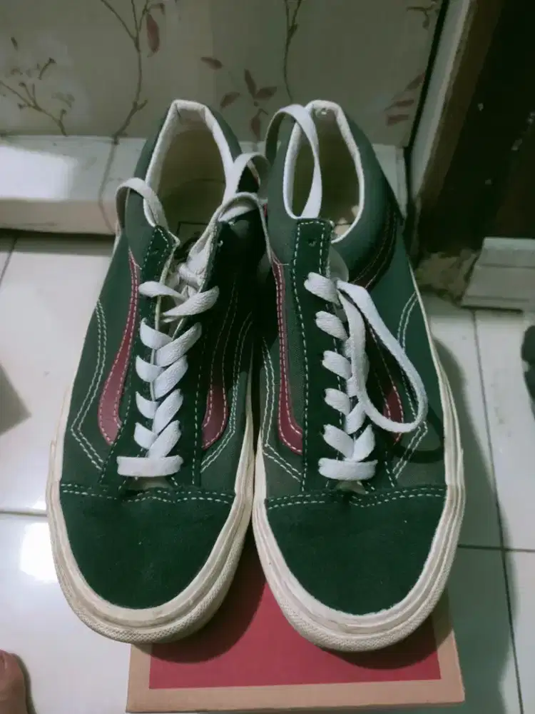 Vans ori size 37 green