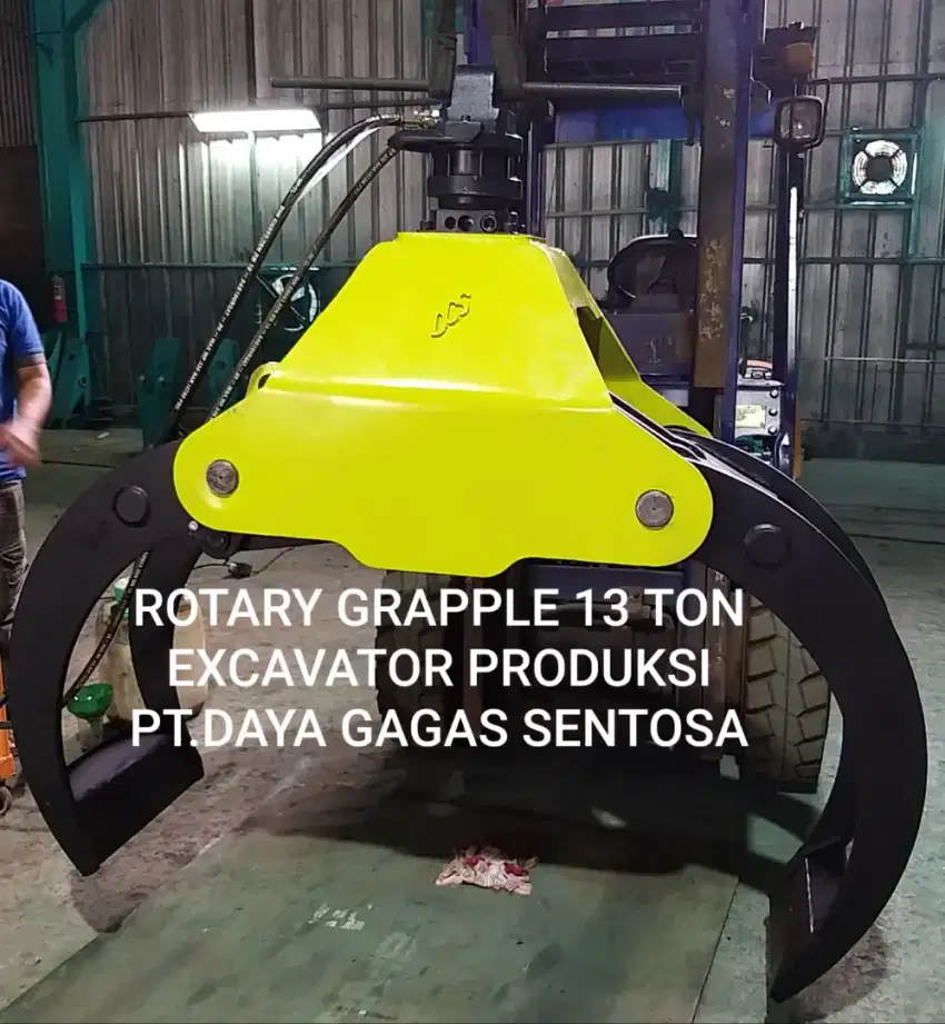 ROTARY GRAPPLE KELAS 13 TON READY STOCK GARANSI PEMAKAIAN