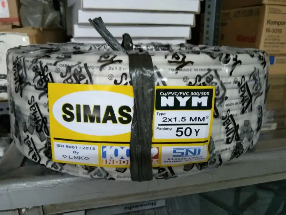 KABEL SIMAS NYM 2X1.5X45MTR
