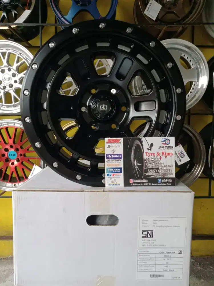 Velg gio oshawa r18 6x139.7 lbr9 et18