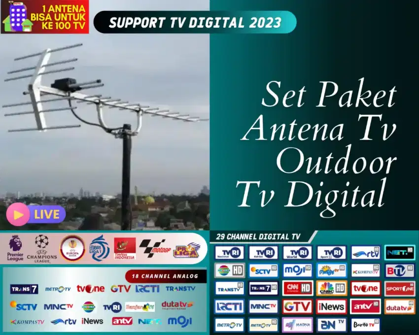 Jasa Pasang Antena Tv Outdoor HD