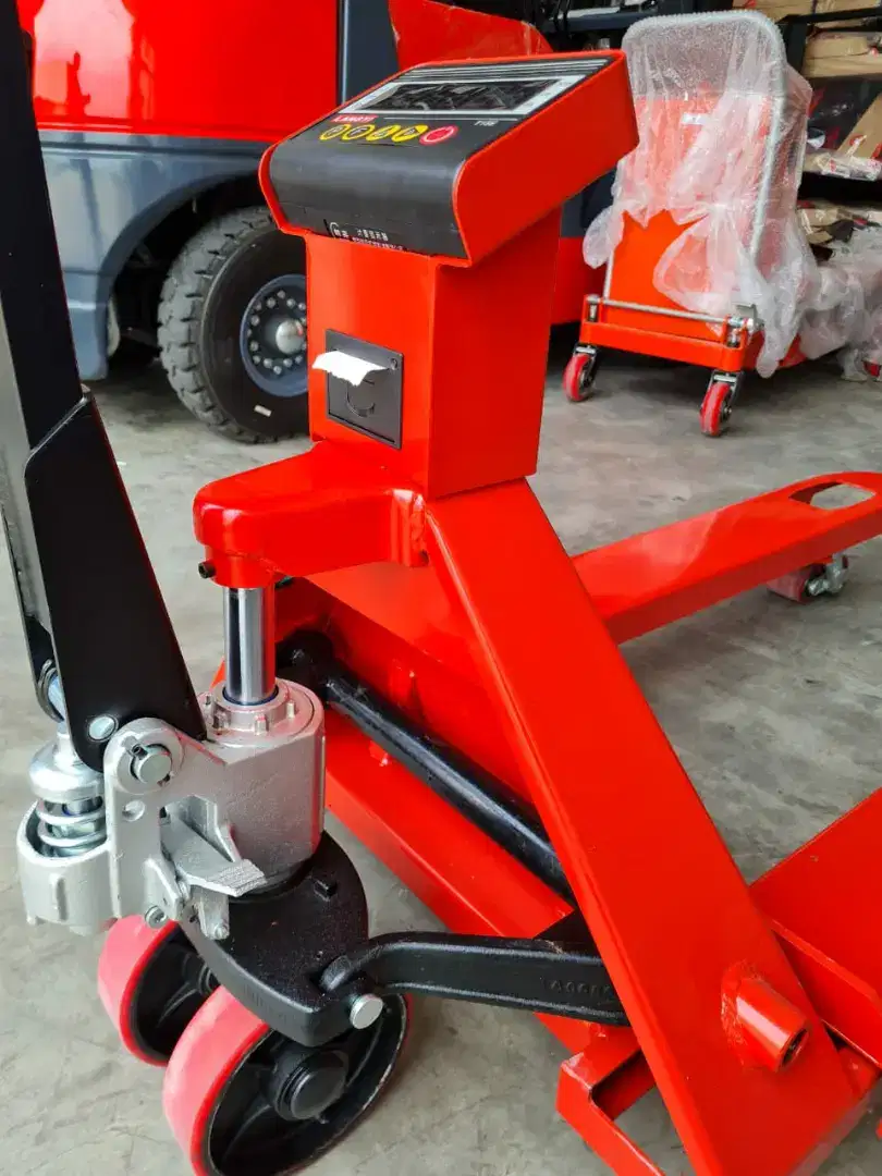 Hand Pallet Truck Timbangan Digital Scale Non Print Dan Bisa Print