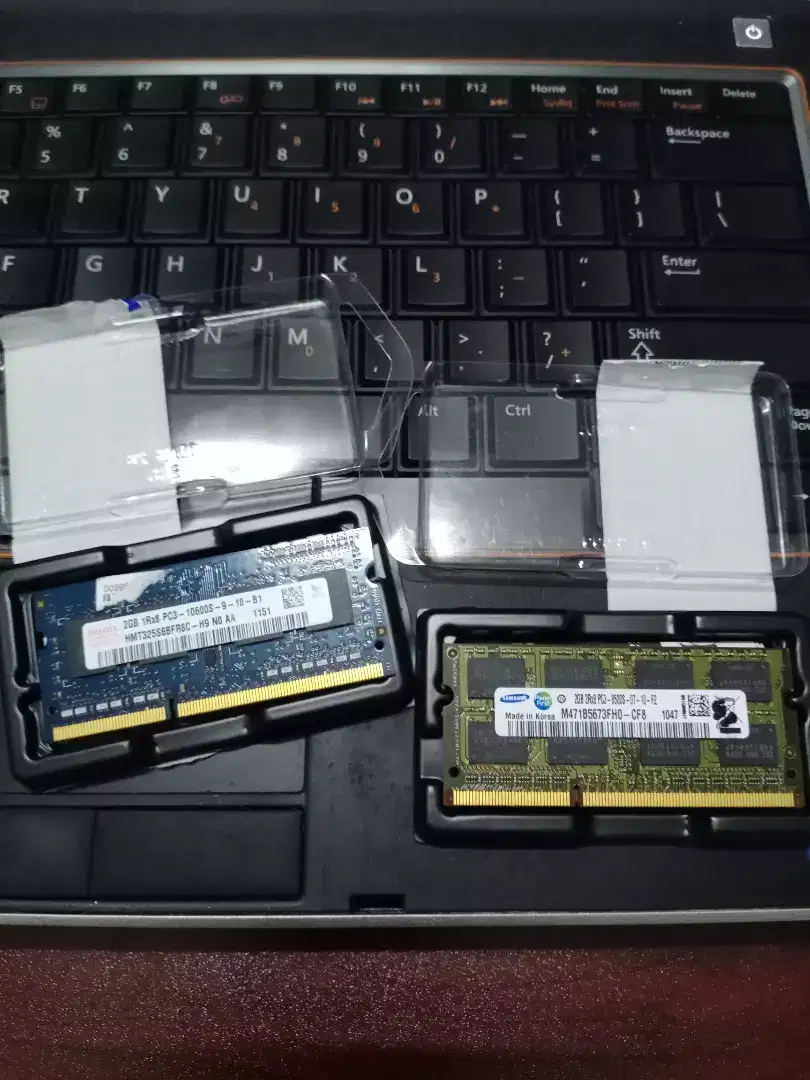 Dijual Ram laptop Sodim ddr3 2gb x2 total 4gb PC 10600