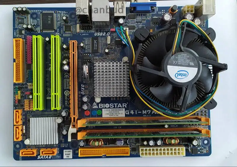 PAKETAN MAINBOARD INTEL DUAL CORE RAM 2GB