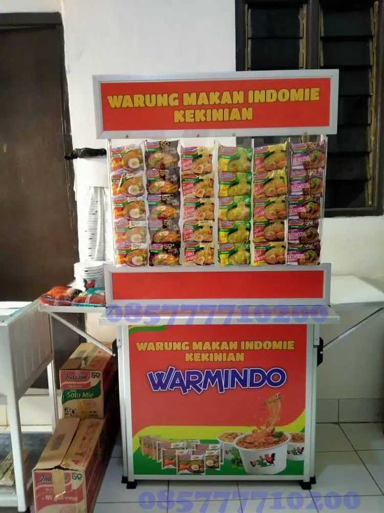 Usaha Warmindo Kekinian booth portable