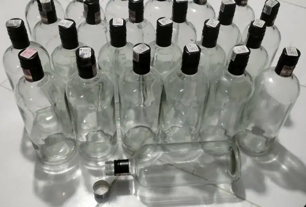 BOTOL 1 LITER TUTUP ALUMUNIUM MODEL ULIR