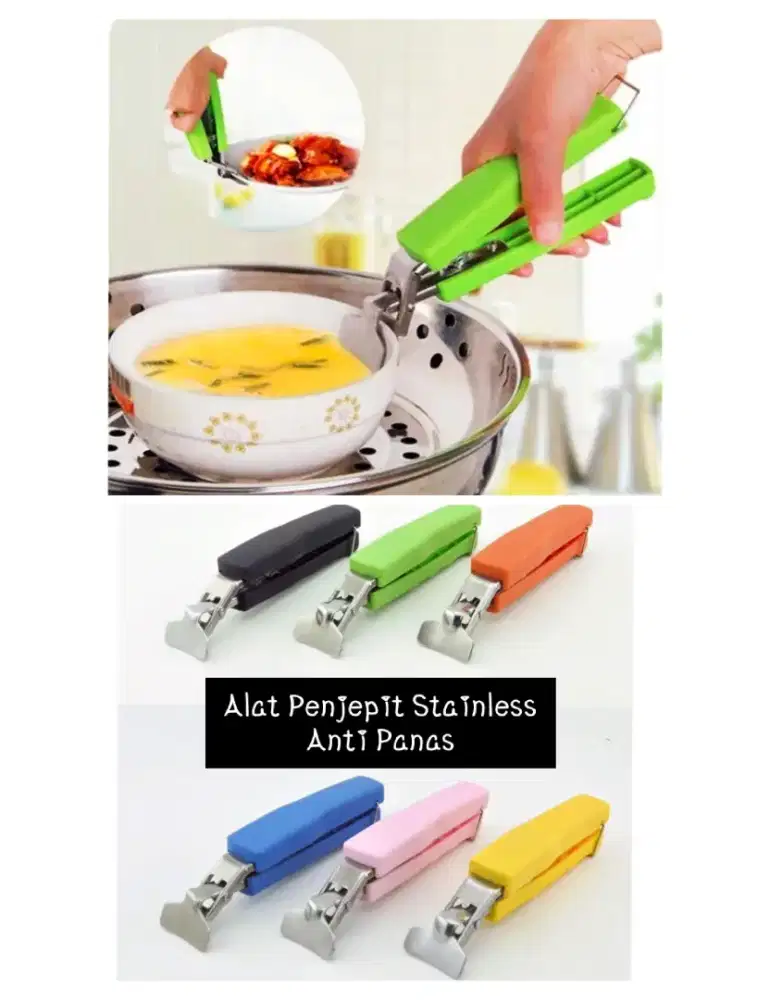 Penjepit Stainless Anti Panas