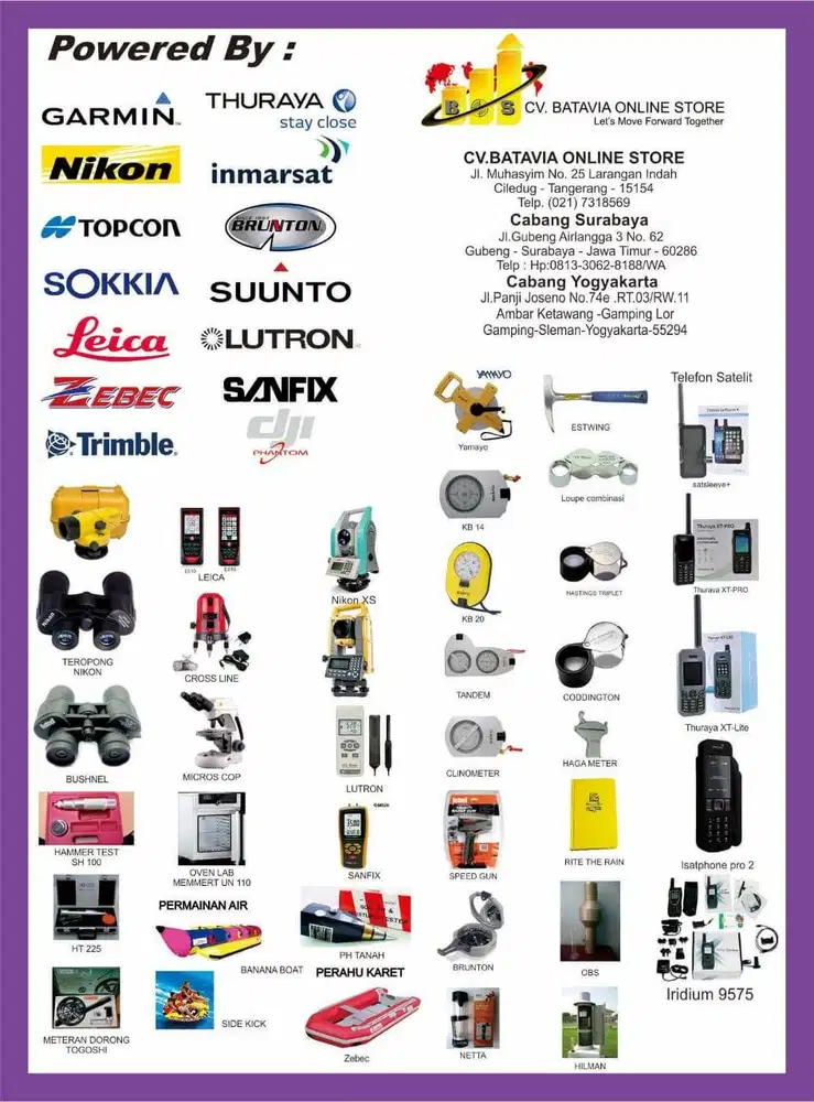 Pole jalon 5,2m ready surabaya