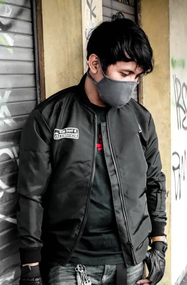 JAKET BOMBER TFOA BLACK SERIES