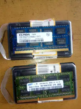 Memory RAM Laptop 2 GB DDR3 jual Borongan 10 pcs