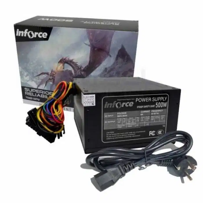 POWER SUPPLY INFORCE 500WATT PSU KOMPUTER