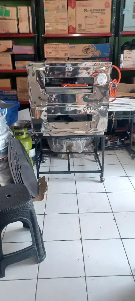 OVEN GAS STAINLESS 75X55