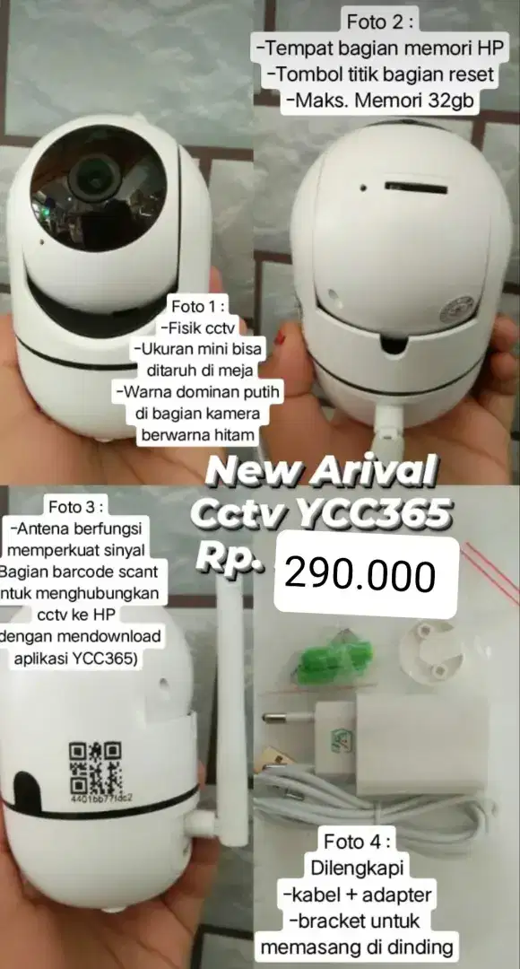 Kamera CCTV IP Camera YCC365