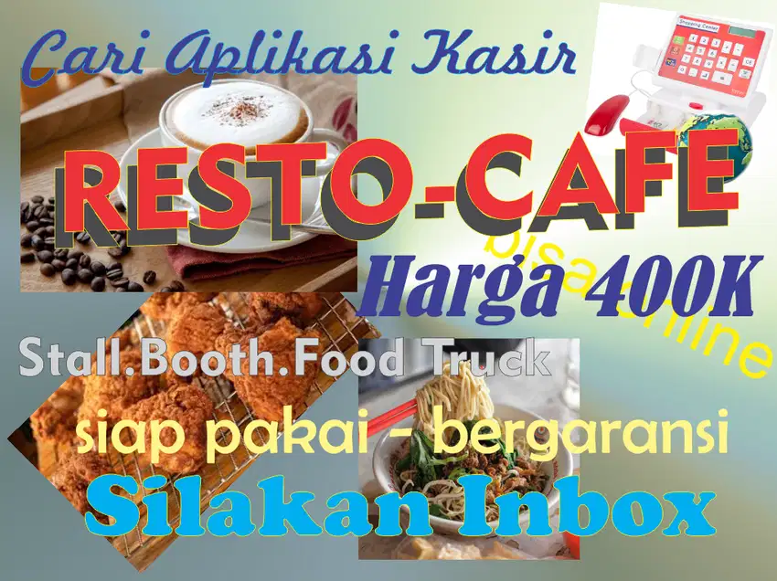 Aplikasi Resto Cafe ringan mudah terjangkau bisa online