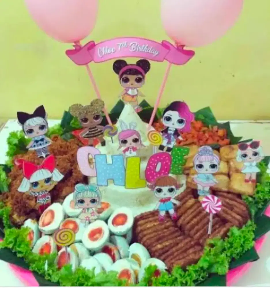 Tumpeng karakter rasa berkwalitas khas sunda  catering dnj