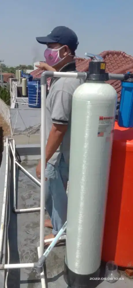 Alat filter saringan air pompa sumur bor tanah/ PDAM PAM kuning keruh
