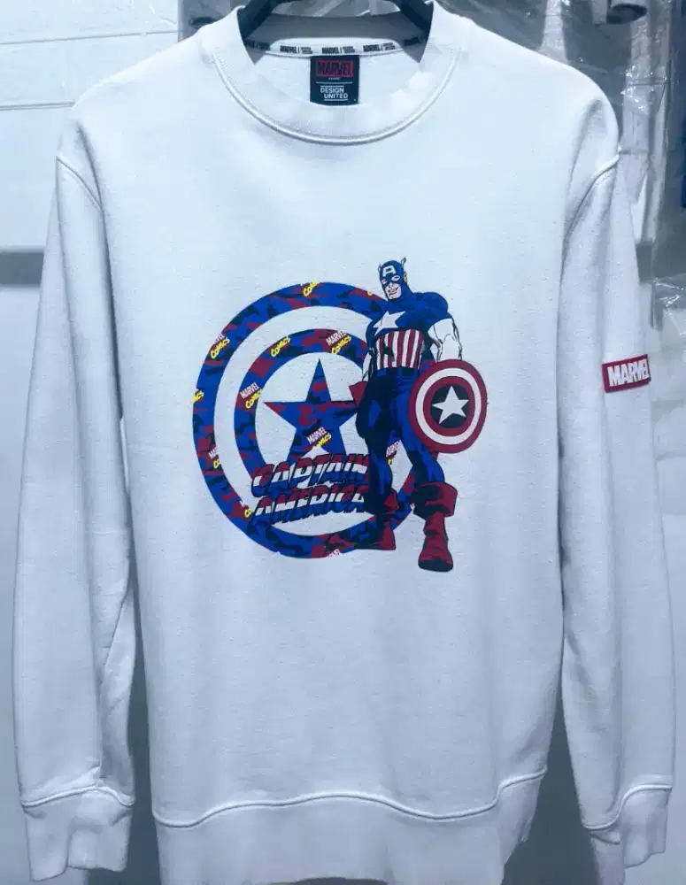 crewneck hoodie marvel captain america
