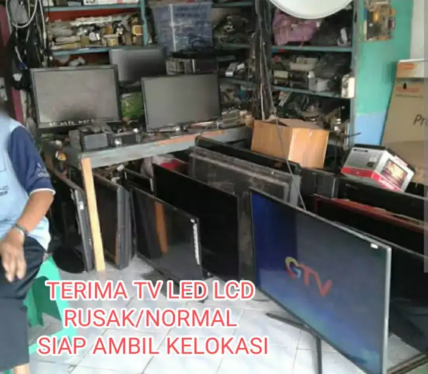 tv led LCD Iphone android rusak normal dsb