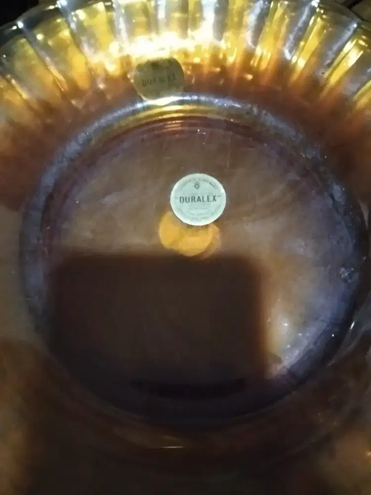 Duralex Amber Plate 23 cm made in France Original